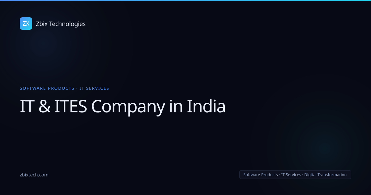 IT & ITES Company in India - Software Products & IT Services